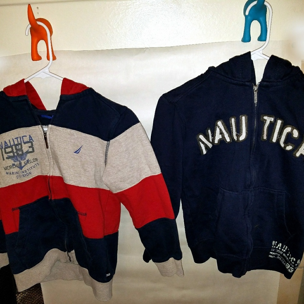 2 Nautica Boys M/M (10/12) Zip-Up Hoodie